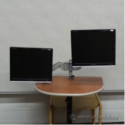 Zorro Dual Monitor Stand / Arm Mount w Height Adjustment